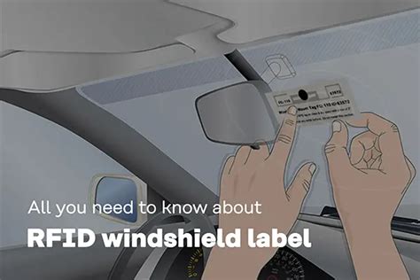 where to put rfid sticker|rfid tag for windshield.